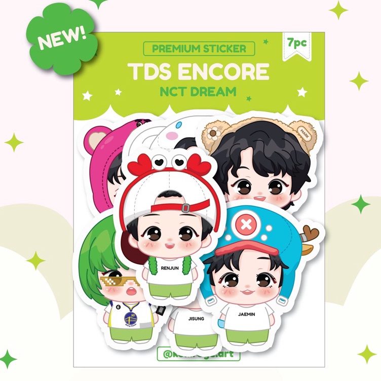 

➩Dijual Murah GV8JB NCTDREAM TDS ENCORE (STICKER & KEYCHAIN) I43 Ready Stock