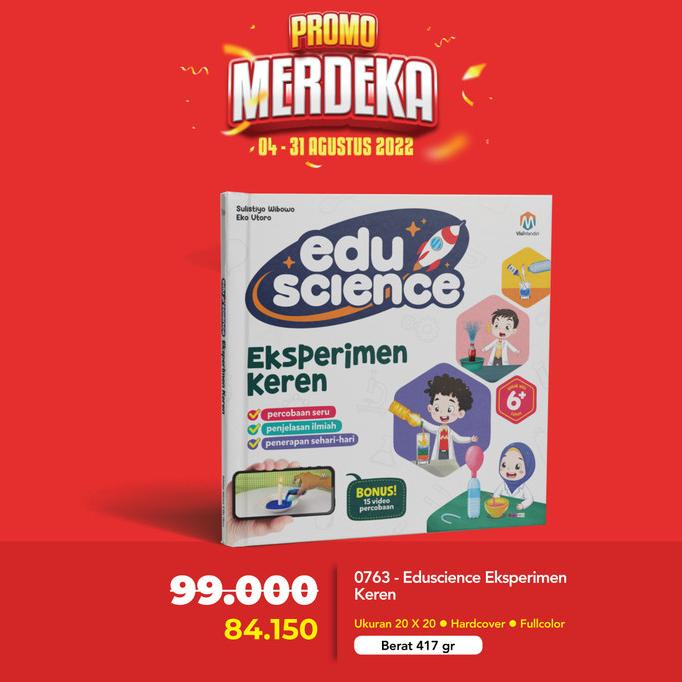 

Terlaris Hot Sale!! Buku Anak: Eduscience Eksperimen Keren