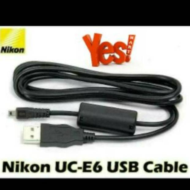Terbaru Kabel Usb / Data Kamera Nikon Uc-E6 1 V1 Aw110 L840 P510 P7000 D750 D3200 D5100 D5500 D7100 