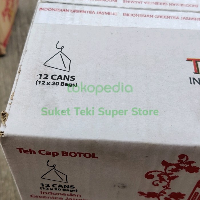 

Teh Tjap Botol Greentea Jasne Vintage Kaleng Isi 20 Celup