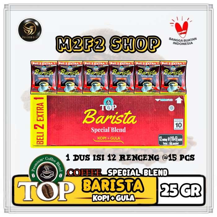 

Kopi Top Coffee Barista Kopi + Gula Sachet - 25 Gr