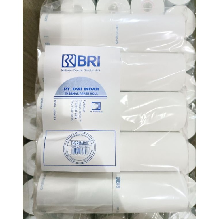 

Diskon✤ TJMME KERTAS STRUK THERMAL 57x33 EDC BRI/AGEN BRILINK/LOGO BRI (1pak) D69 ➾Kirim Sekarang