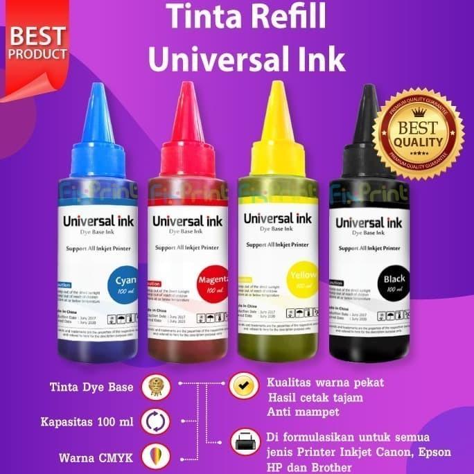 =====] Tinta Refill Universal YELLOW Printer HP 680 678 802 803 46 682