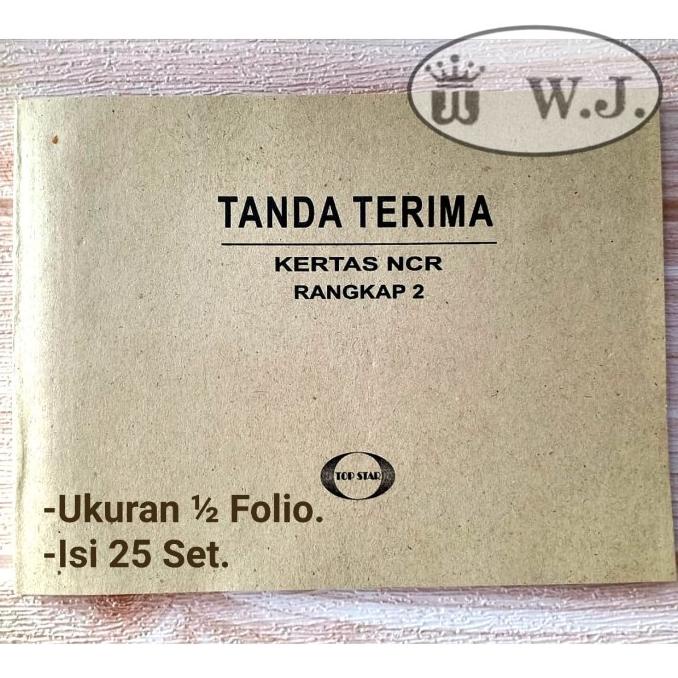 

'+'+'+'+] buku nota tanda terima 1/2 folio rangkap 2