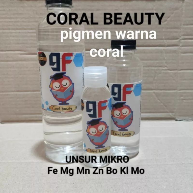 coral beauty aquarium laut nutrisi coral mencerahkan warna coral laut 100ml