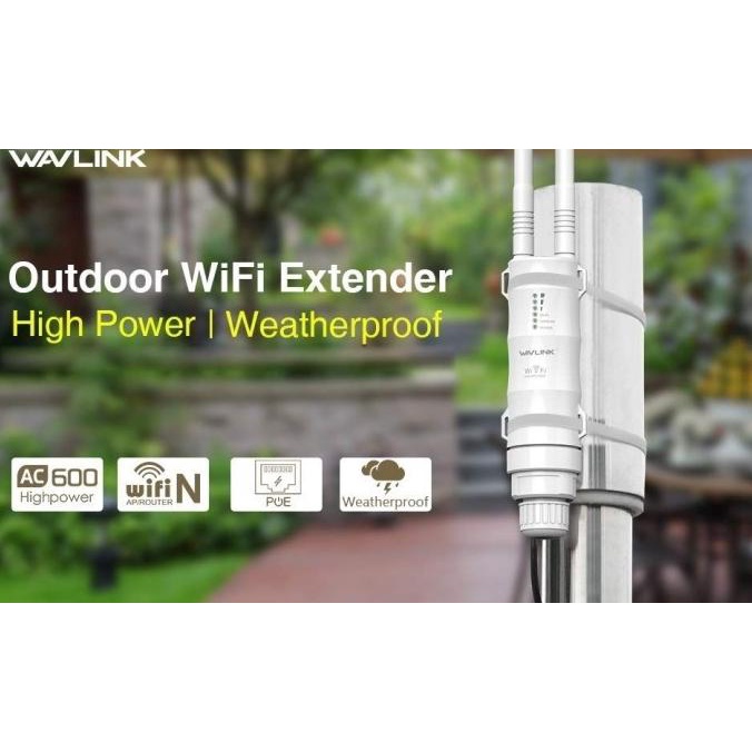 WAVLINK AERIAL HD2 AC600 Outdoor Wi-Fi Range Extender Alt TPLIK EAP110