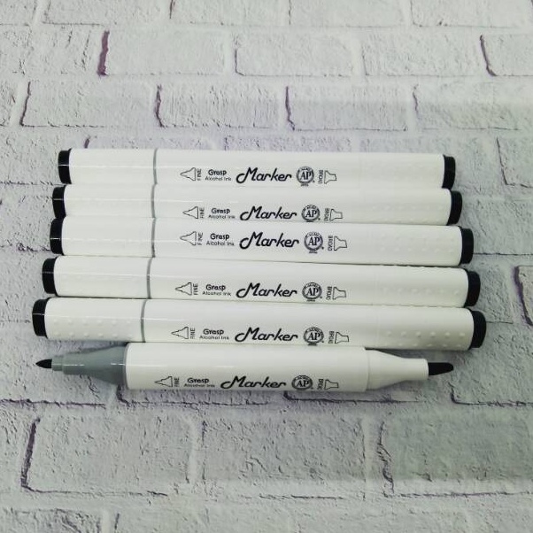 

(Terbaik) Spidol Grasp marker 120 black ORIGINAL