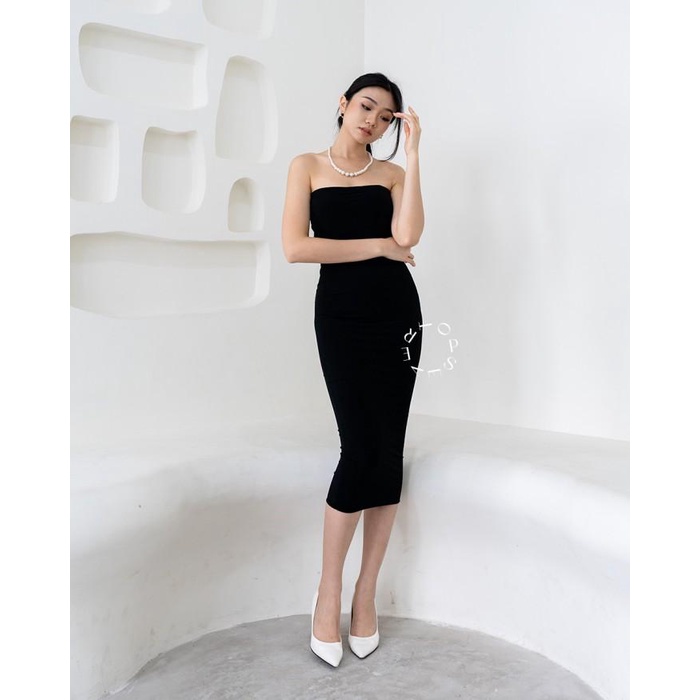 (( BISA COD) TUBE BODYCON DRESS