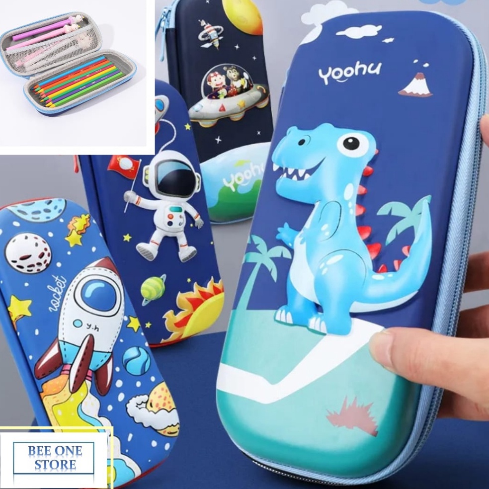 

[ACL51] BEE ONE - Tempat Pensil 3D Karakter Kotak Pensil Anak 3D Anti Air 57