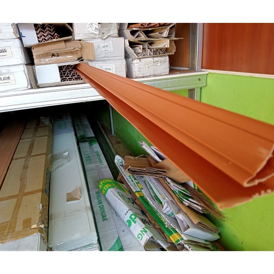 Grosir list profil pvc list tembok pvc lebar 3 cm Ready Stock