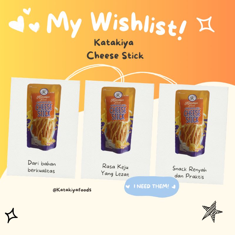 

Katakiya Food Cheese Stick 50 Gr