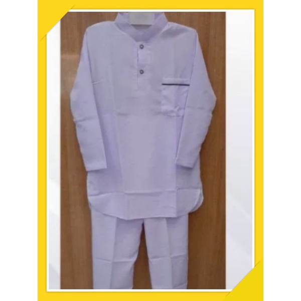 Baju Koko Putih Anak Laki-Laki/Baju Koko/Koko/baju Muslim Putih anak Laki-Laki/baju muslim
