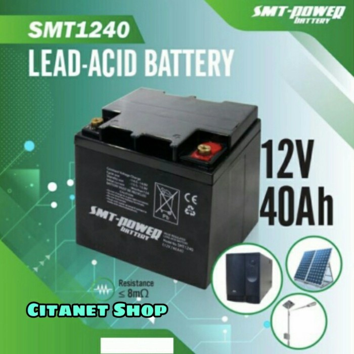 Aki Kering/Batery Vrla Smt 12V 40 Ah