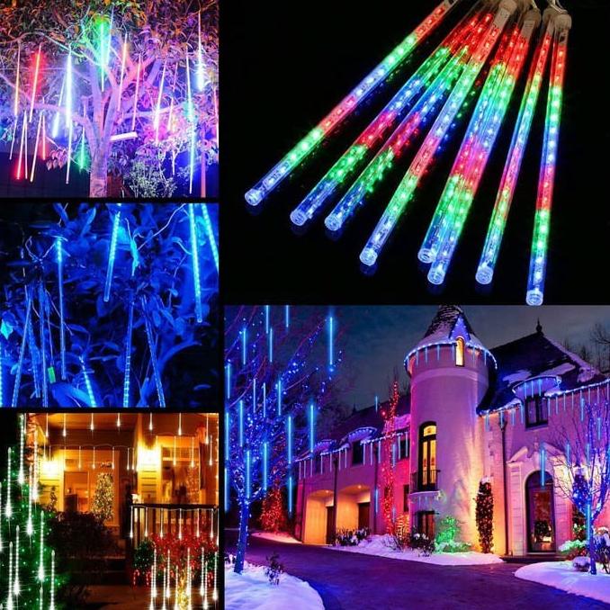 @#@#@#] lampu meteor led/50cm /jatuh rain snow taman hias meteor/lampu meteor