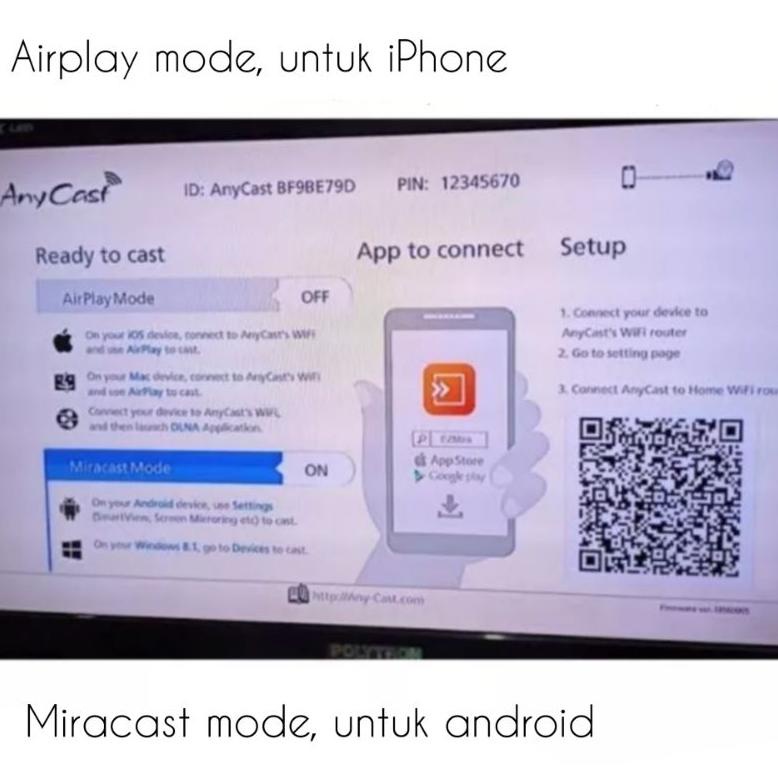 Trending Lengkap Hp Ke Tv Tabung / Screen Mirroring Anycast Dongle / Satu Paket Alat Untuk Menyambun