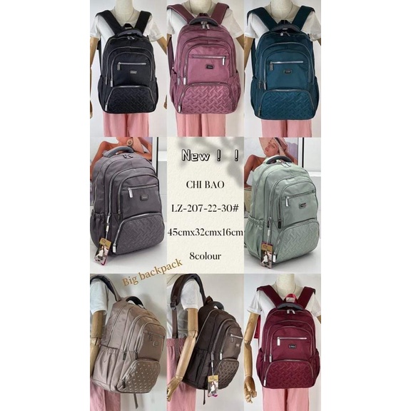 Tas Ransel Chibao 207-22 Size Jumbo Muat Laptop. Tas Chibao Tas Ransel