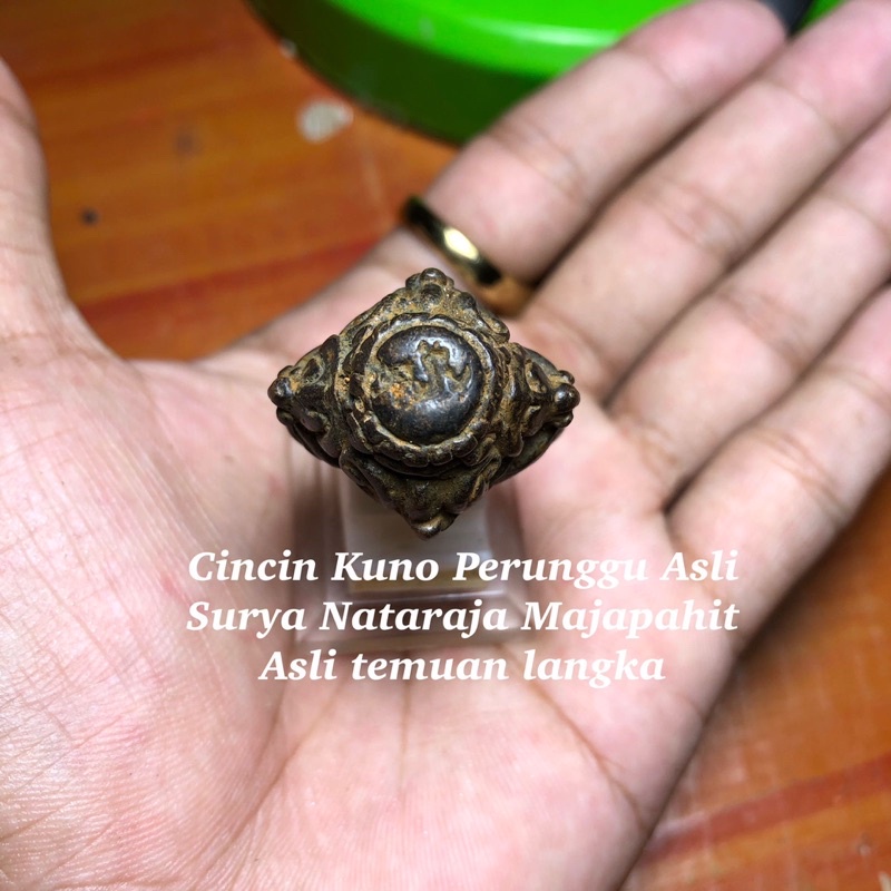 Cincin Kuno Surya Nataraja Majapahit Asli