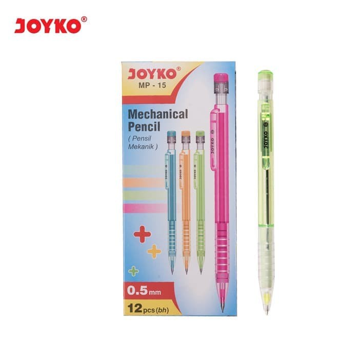 

Joyko Mechanical Pencil MP-15 (0.5) Cristal - 12 Pcs ( IRRA STORE )
