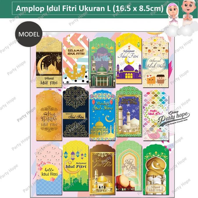 

Amplop Lebaran Idul Fitri L / Angpao Idul Fitri / Amplop Masjid Jumbo