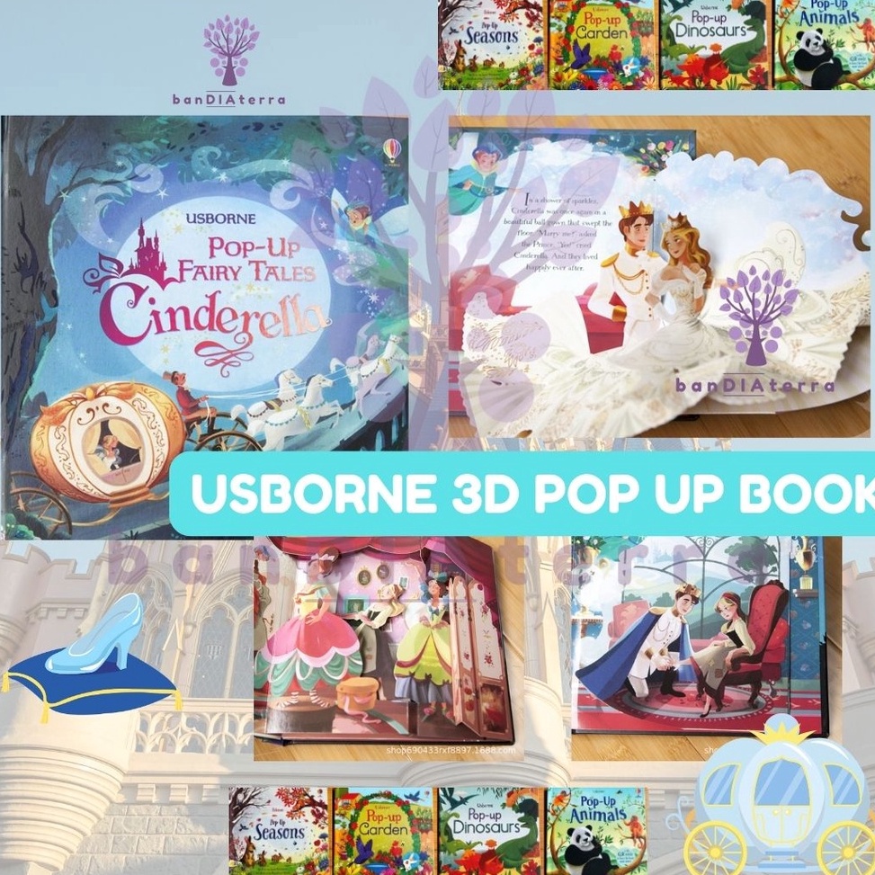 

HL9697 Bandiaterra Usborne 3D Pop Up Activity Book / Buku Poup Up 3 Dimensi Anak 93