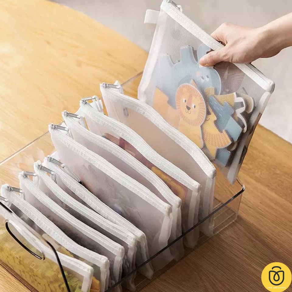 

[00F58] Zipper Bag Kantong Penyimpan Mainan Puzzle Anak Dompet Serbaguna Tempat Pensil - ST028 38