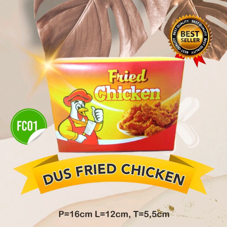 

Terlaku... Box Fried Chicken motif isi 50/Dus fried chicken/kerdus fried chicken/Box ayam goreng/kemasan fried chicken EJJ