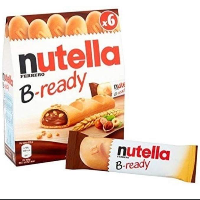 

Silahkan Order] Nutella B-Ready Biscuit Wafer isi 6pcs nutela bready wafercoklat isi 6