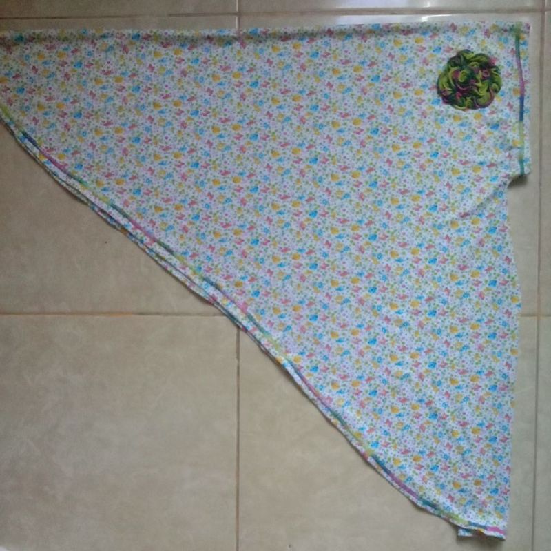 Jilbab Instan Motif Bunga