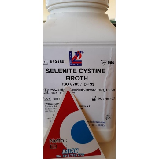 

.........] Selenite Cystine Broth- Selenit Cystin Broth- Selenit Sistin - SCB