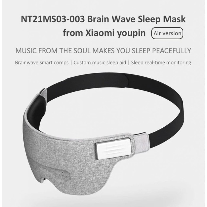 Terlaris Youpin Music Brain Wave Help Sleep Eye Mask