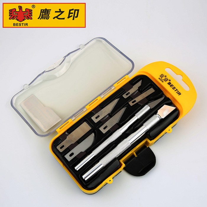 

Terlaris 8Pcs Carving Knife Set / Pisau Ukir Set Isi 8 Pcs Bestir 96241