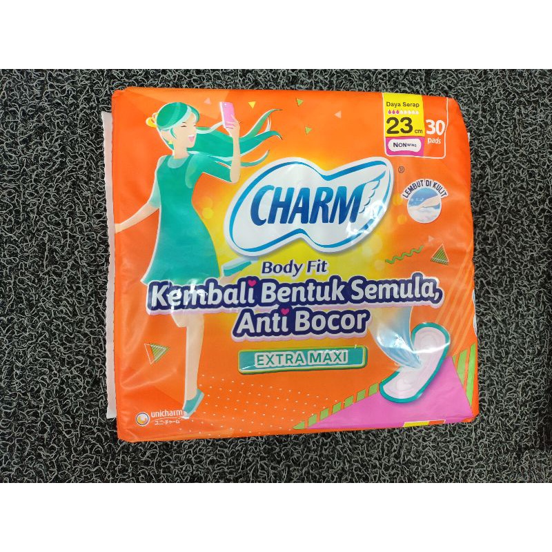 Charm Pembalut Wanita Non wing isi 30