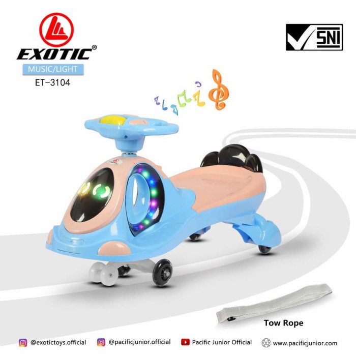 Mobilan Anak Swing Car Exotic Et - 3104
