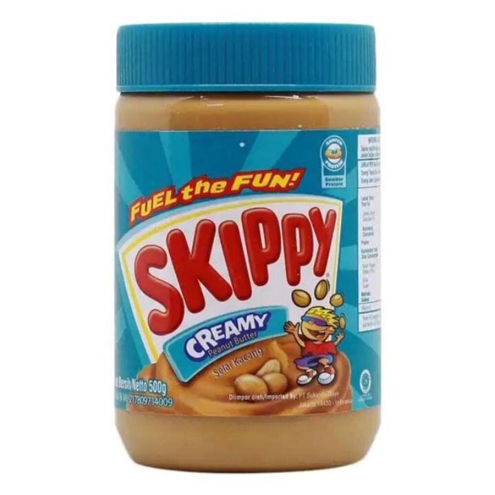 

➴Ready↕ ZV7IK Skippy Creamy Peanut Butter 500 gram Selai Kacang W48 ❃Terbatas