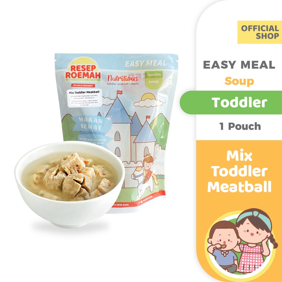

Resep Roemah Mix Toddler Meatball