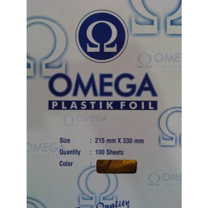 Omega Foil Plastik Emas