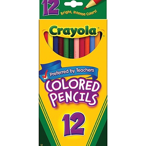 

⋆Stock Banyak❁➾ 9PSCI Crayola 68-4012 Colored Pencils 12 warna Y42 ✻Ready Stok