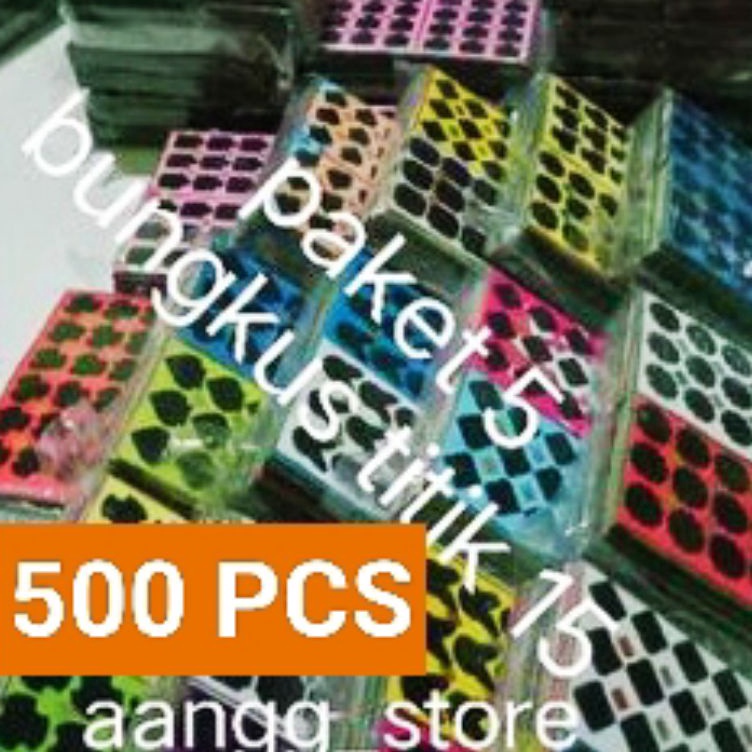 ➭Baru✧➡ G9DPW gosokan paket 5 bungkus isi 500 pcs gosokan bom tengkorak titik 15 belakang blok hitam