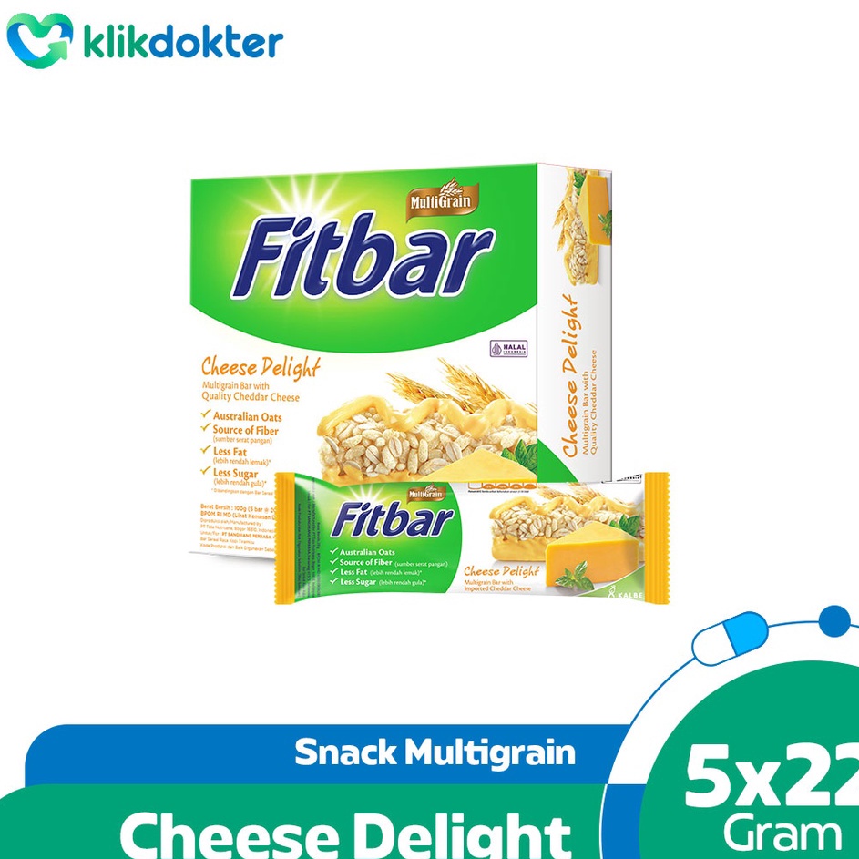 

Promo Sekarang Fitbar Multigrain Cheese Delight 5x22gr