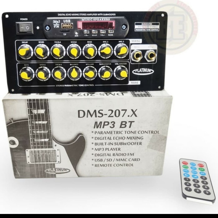 KIT TONE CONTROL STEREO MIXING DMS-207.X PLUS MP3 BLUETOOTH / DMS207X
