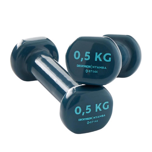 Best Seller Barbel 0,5Kg Dumbell Fitness Toning Dumble Twin-Pack Sepasang Original