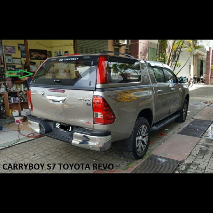 Tutup Bak Canopy Carryboy S7 Double Cabin Hilux Revo