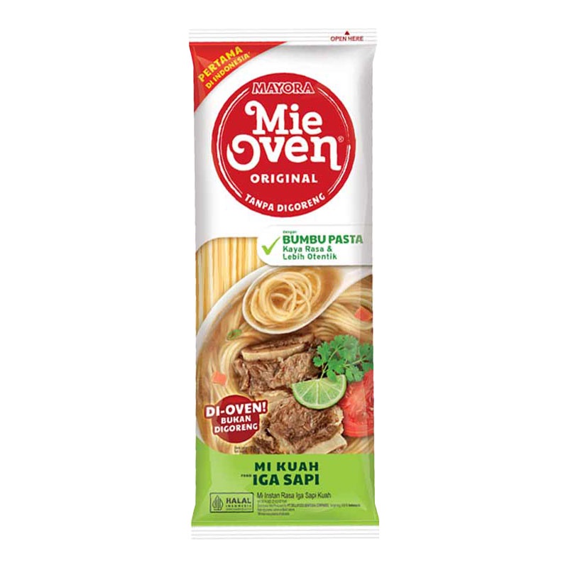 

Mie Oven Mi Instan Kuah Iga Sapi 78 g