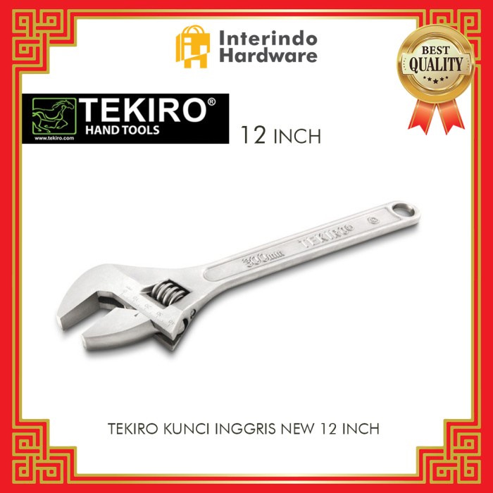Terlaris Tekiro Kunci Inggris New 12 Inch Wr-Ad0283 / Kunci Inggris