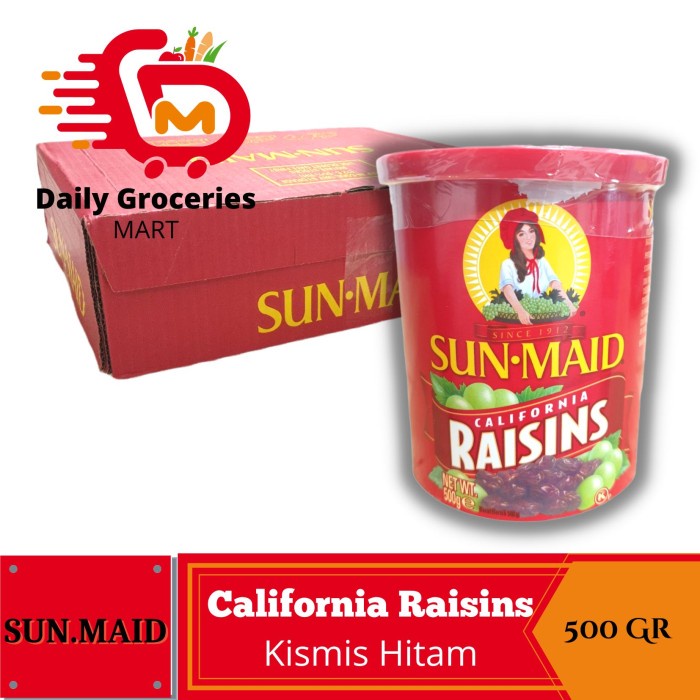 

Kiss Hitam Sunmaid California Raisins - Sun Maid Anggur Kering 500Gr
