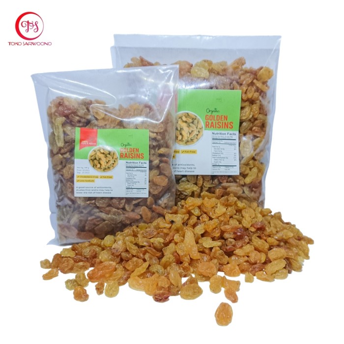 

Kiss Golden Raisins 1 Kg - Asam Manis