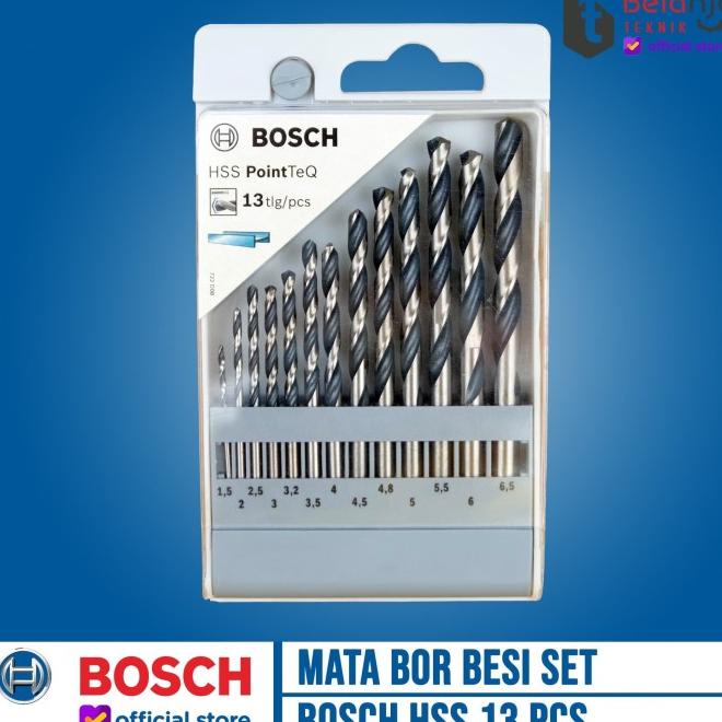 Bosch Mata Bor Besi Set 13 Pcs Hss Point Teq Mata Bor Besi Set Bosch