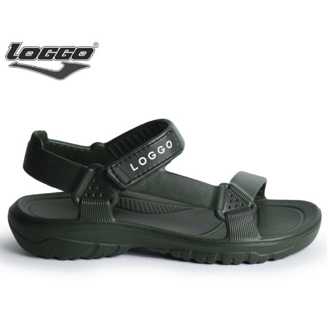 Sandal Gunung Loggo Everest warna Army