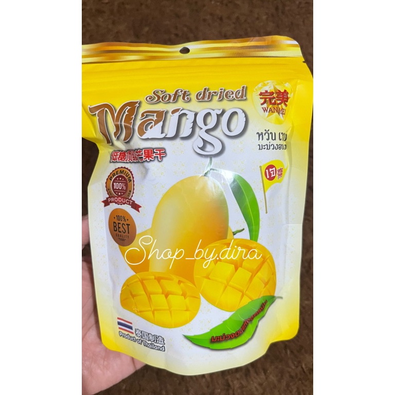 

✨TERBARU✨ Wan Mei Mango Soft Dried 80gram/Snack Thailand !