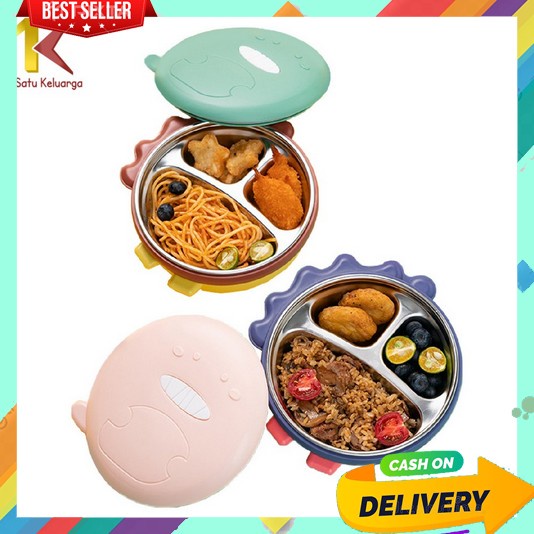 Kotak Makan Lunch Box 1 Set Lengkap Murah Anak Bekal Makanan Anti Tumpah Aesthetic Korea Plastik Per